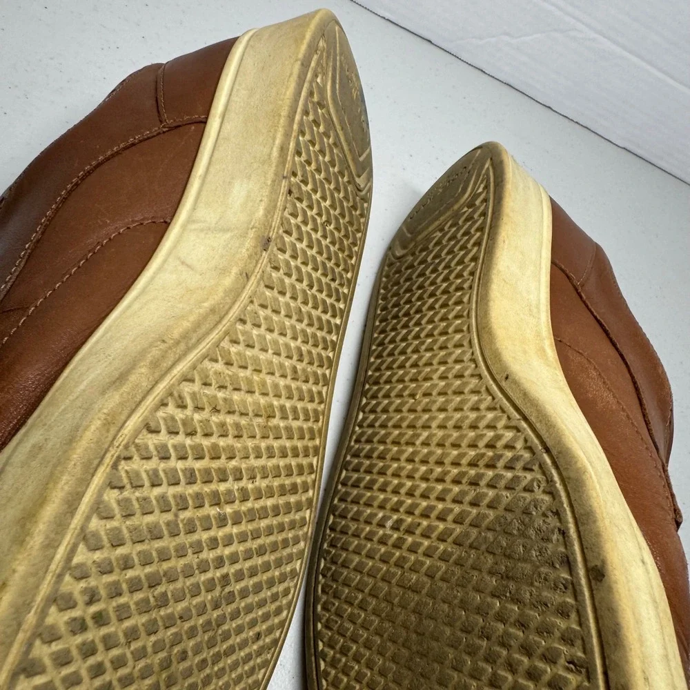Cole Haan Grand Crosscourt Brown Leather‎ Wingtip Mens 11.5 M Sneakers C35974